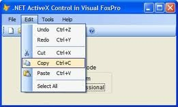 Context menu